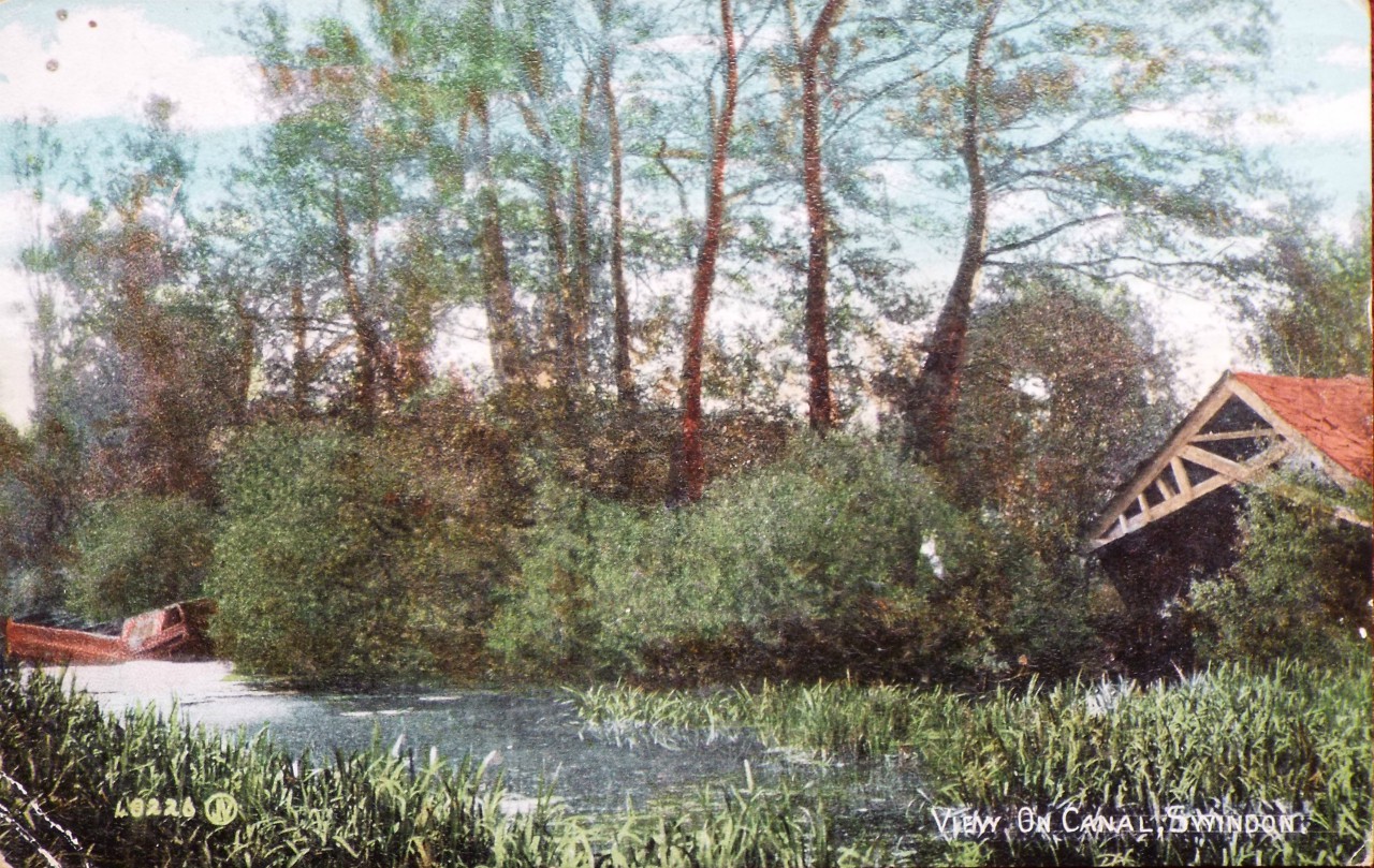 Print - View on Canal, Swindon